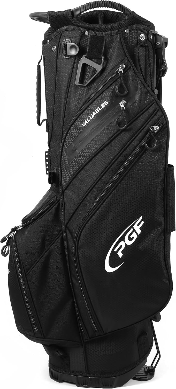 9.5-Inch 14-Way Golf Stand Bag with Full-Length Dividers and Multiple Pockets