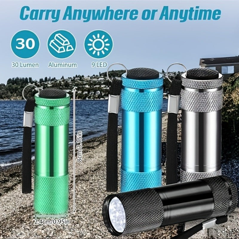 Mini LED Flashlight Aluminum Portable Torch Outdoor Travel Lamp
