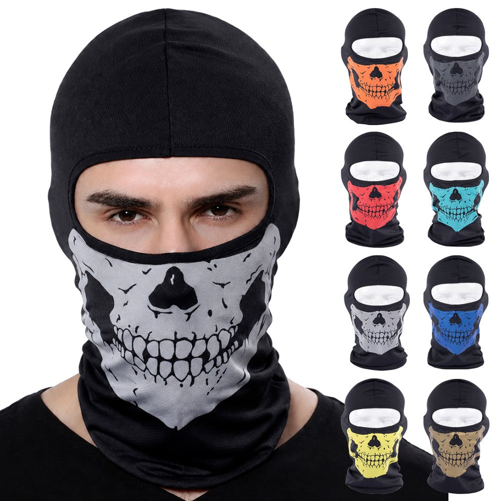Full Face Skull Balaclava Mask for Cycling Motorcycle Halloween Safety
