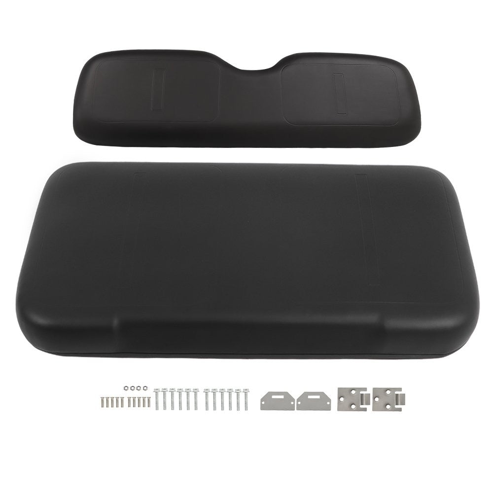 Golf Cart Seat Cushions for EZGO TXT Medalist 1993-2013 Front & Back Set with Hardware