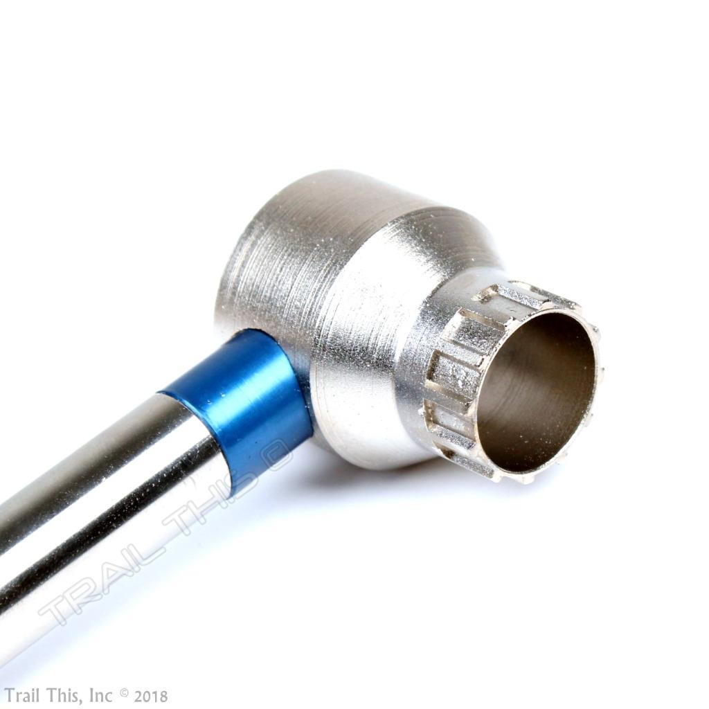 Bicycle Cassette Lockring Remover Tool with Handle - Fits 12-Spline Lockrings