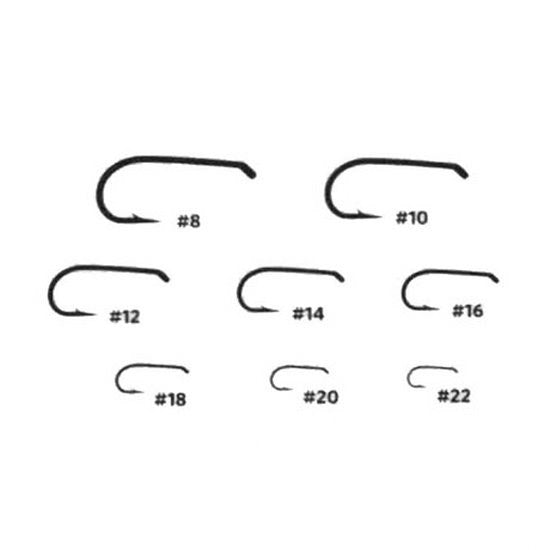 Fly Tying Hooks - Assorted Sizes, High-Quality Carbon Steel, Micro Barbs