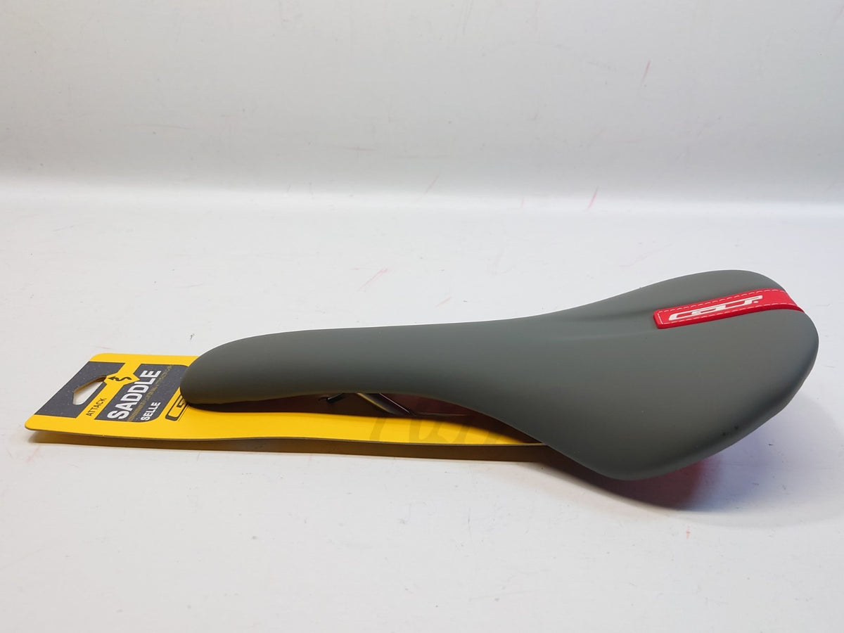 Gray Mountain Bike Seat - Comfortable Bicycle Saddle for GT Bicycles