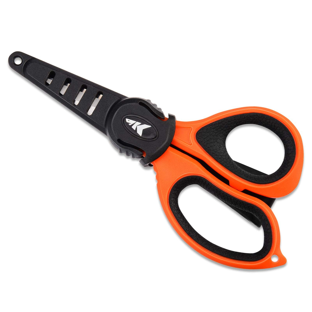 Fishing Line Scissors with Sheath - Braided Line Cutters for Saltwater and Freshwater