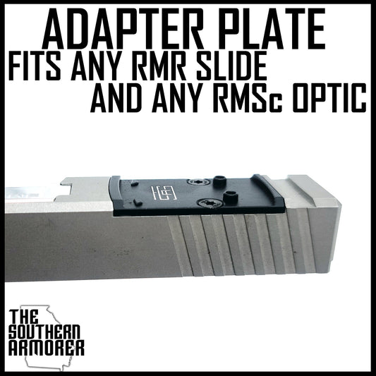 Adapter Plate for RMSc to RMR Slides - Compatible with 407K 507K Optics