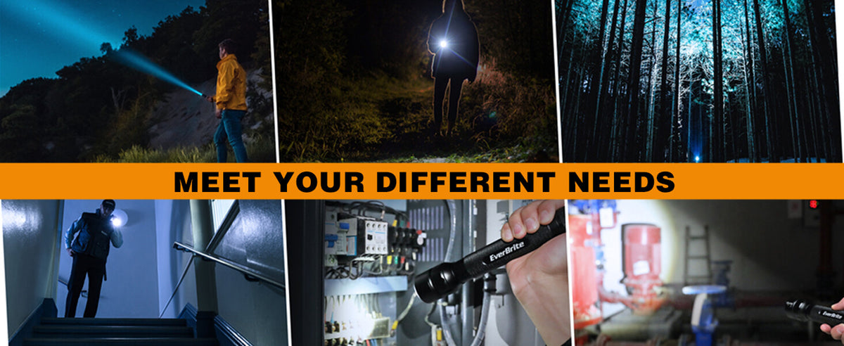 Tactical Flashlight 600 Lumens Zoomable with 4 Light Modes - Durable Outdoor Handheld Torch