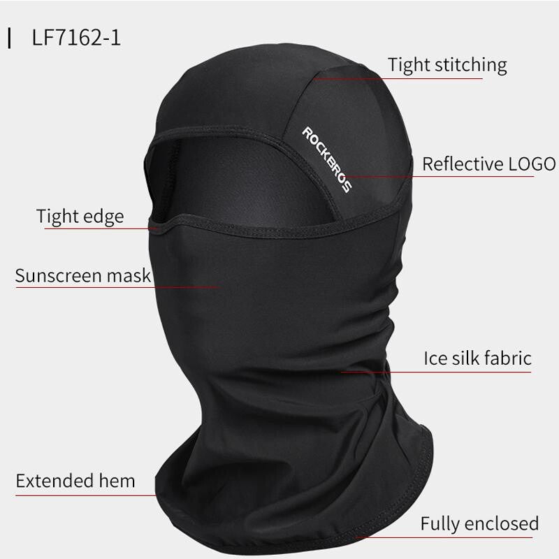 Summer Cooling Face Mask UV Protection Wicking Balaclava 2-Pack