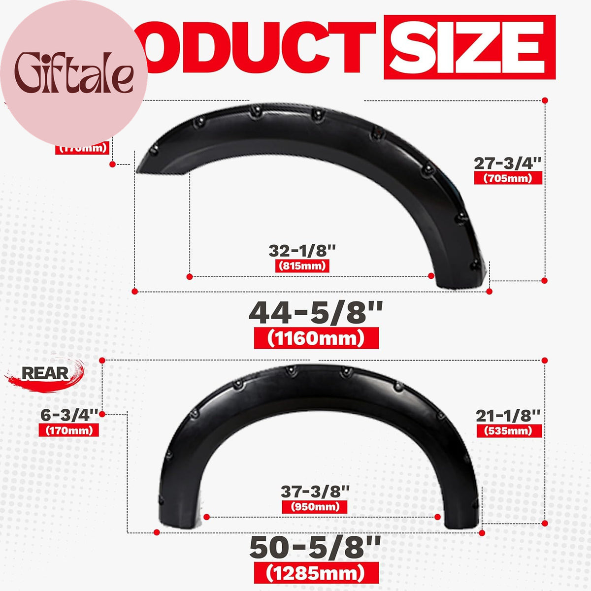 Ford F250 F350 Super Duty Fender Flares Set 1999-2007 Off-Road Protection