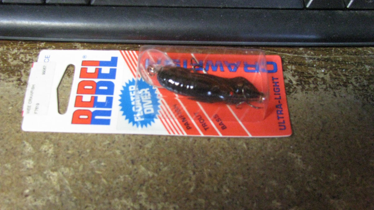 Rebel Wee Crawfish Crankbait - 2 Inch, 1/5 Oz, NOS Fishing Lure