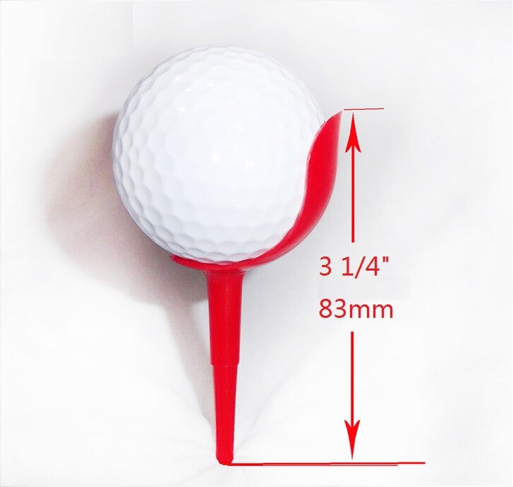 Anti-Slice Golf Tees 20-Pack Plastic Chair-Shaped Golf Tees and Divot Tools