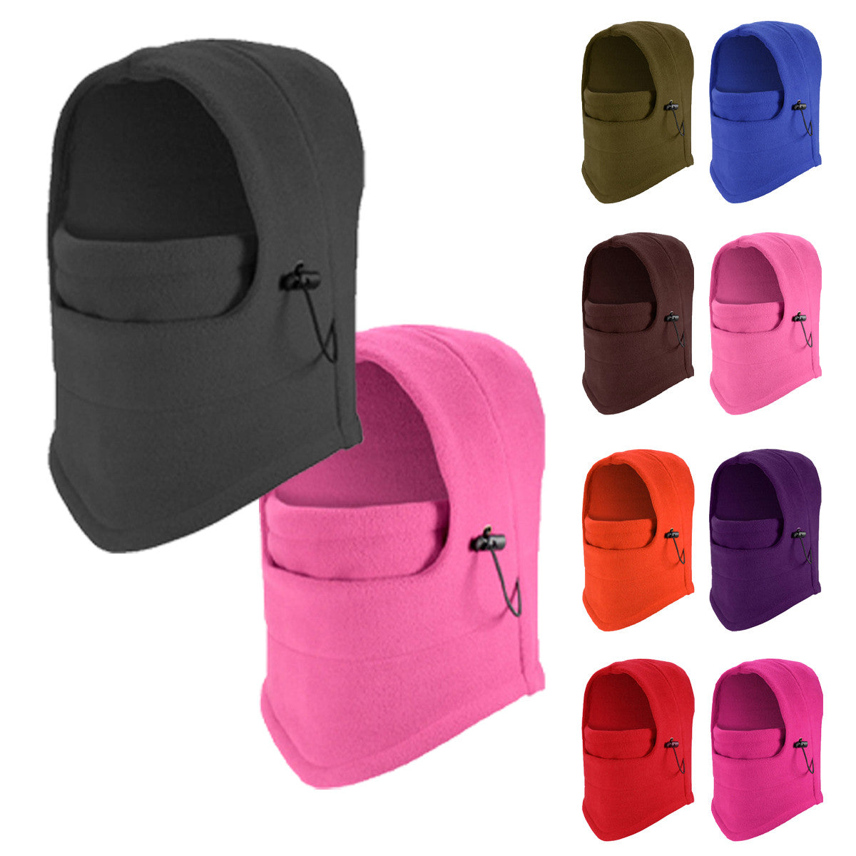 Thermal Fleece Balaclava Mask - Winter Full Face Ski & Snowboard Hat