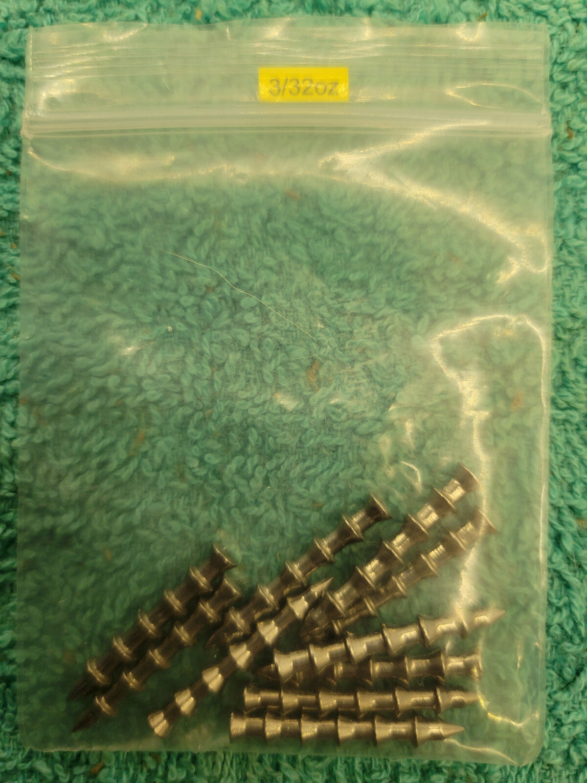 Tungsten Nail Sinkers for Soft Plastic Baits Fishing Weights 10 Pack - Multiple Sizes