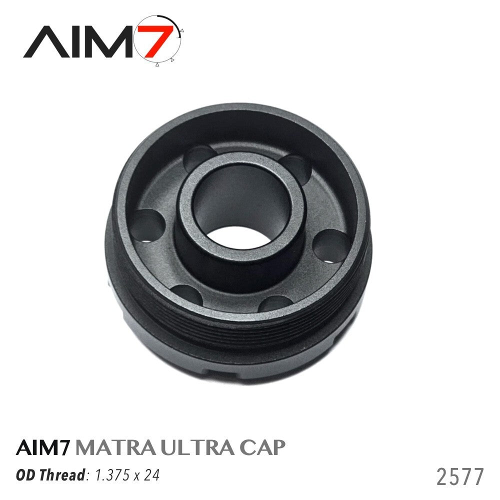 AIM7 Matra Ultra 1.375x24 Front End Cap - Lightweight CNC Aluminum Adapter