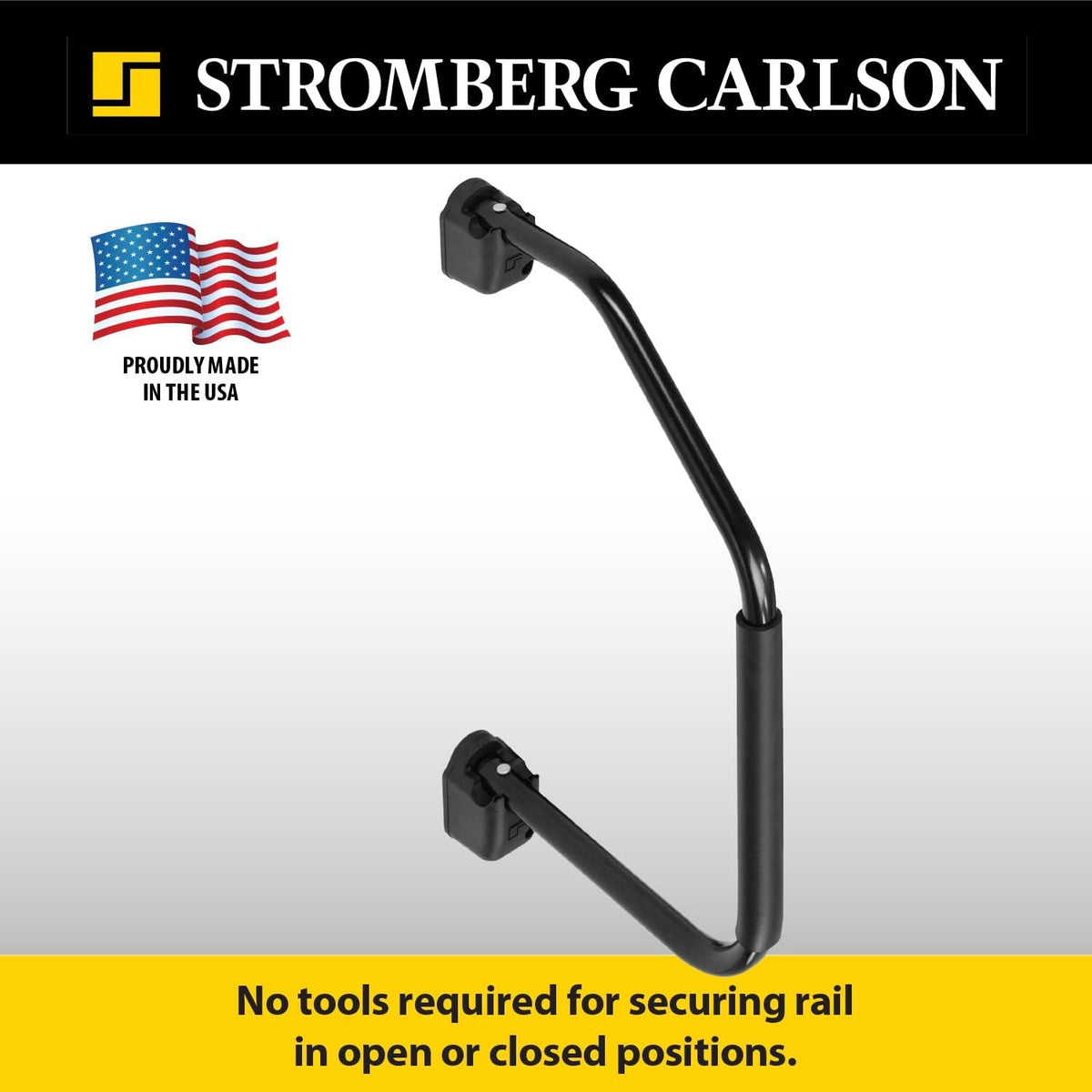 RV Door Grab Handle Fold Away Bar - Secure Indoor & Outdoor Hand Rail