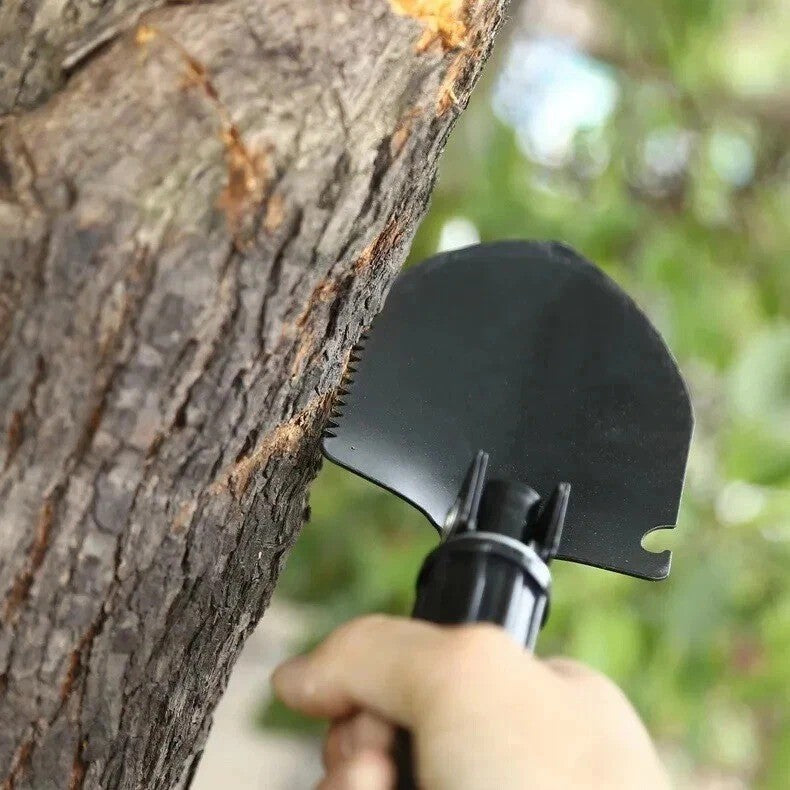 Folding Military Shovel - Compact Survival Spade for Camping, Gardening & Emergency Use