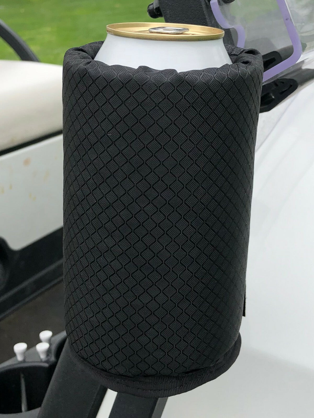 Magnetic Insulated Drink Holder for Cans & Bottles - Durable Worksite Cooler