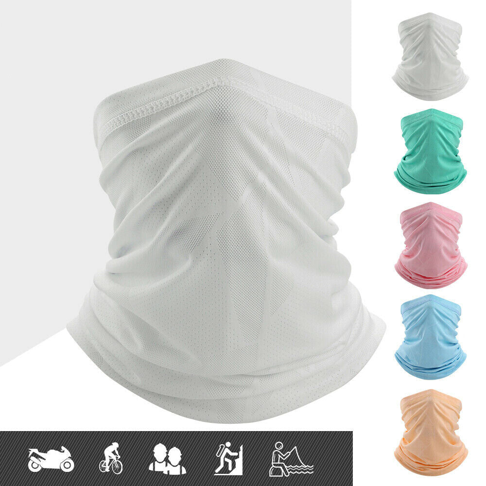 Breathable Cooling Neck Gaiter UV Face Mask Multi-Use Sun Protection Scarf