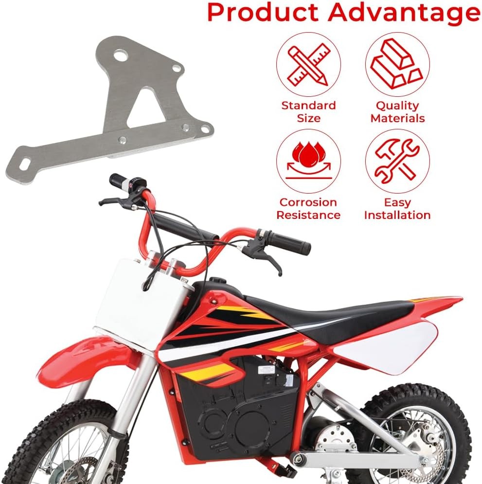 Rear Disc Brake Caliper Adapter for Razor MX350 Dirt Bike - 140mm & Larger