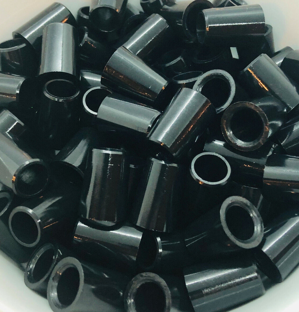 Golf Iron Ferrules Solid Black 0.75 Inch - Multiple Sizes for Clubs