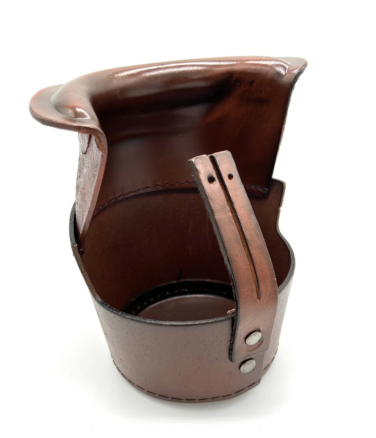Leather Pool Table Pockets Set - 6 Drop Pockets Replacement Brown, Universal Fit