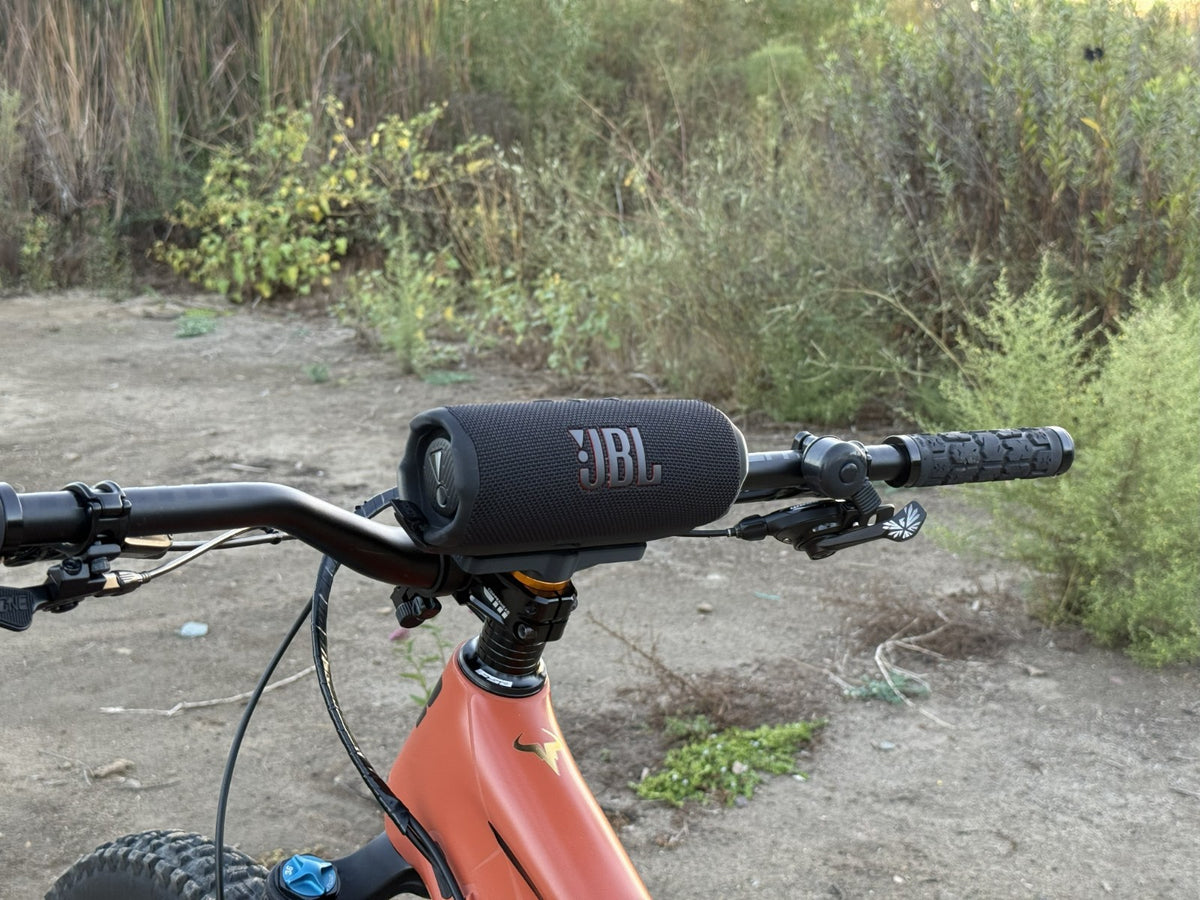 Bike Mount Bracket for JBL Flip 7 Speaker - MTB & E-Bike Handlebar or Water Bottle Mount