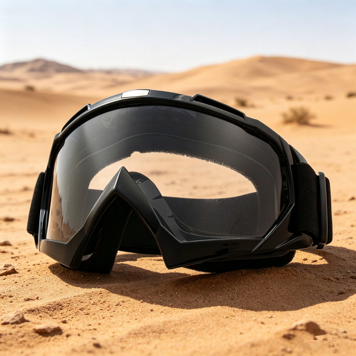 Motorcycle Goggles Fit Over Glasses Anti-Fog Shatterproof Clear UV400