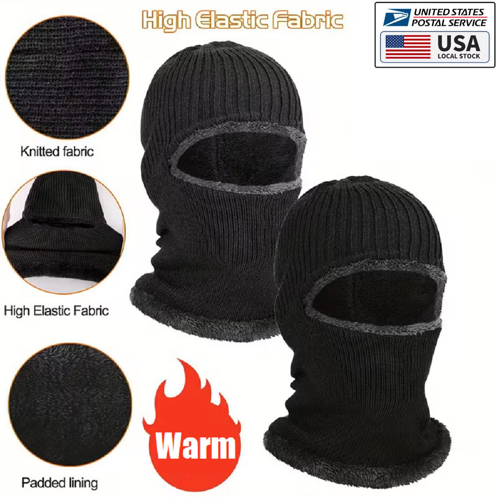 Full Face Ski Balaclava Mask Windproof Thermal Fleece Winter Head Cover