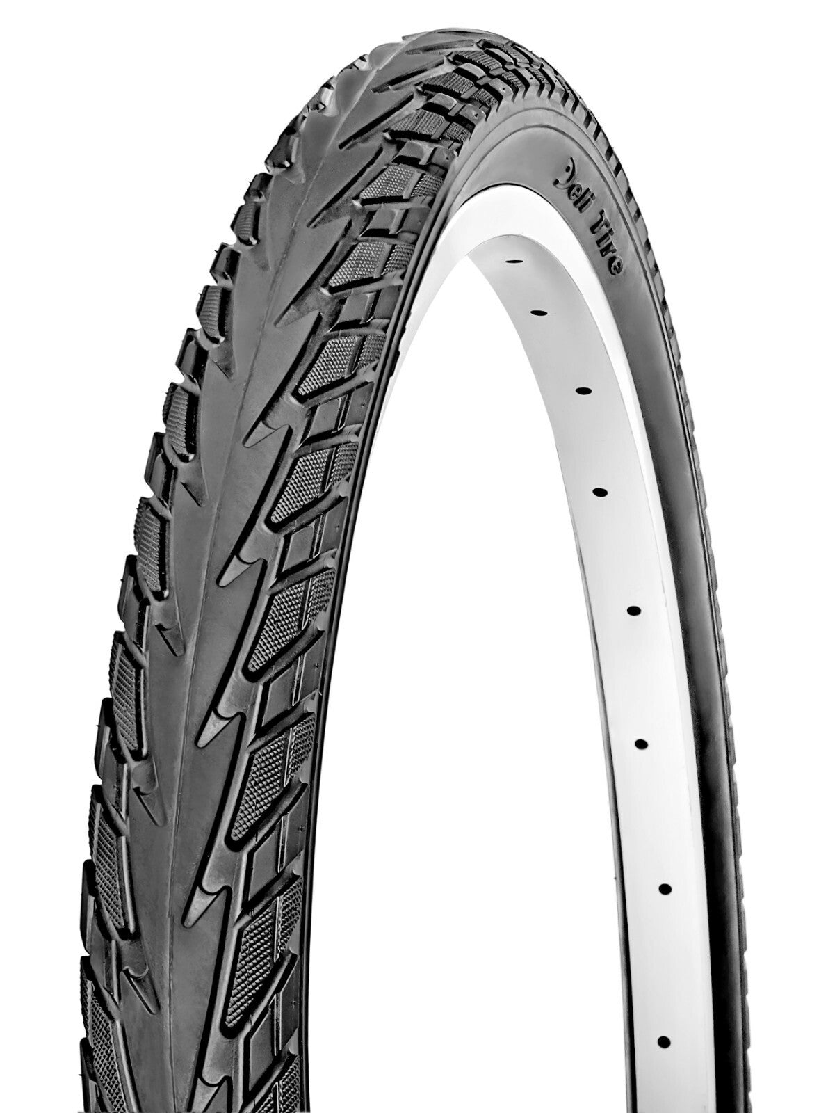 700x35c Folding Bead Bicycle Tire - Slick Hybrid Road Bike Tire
