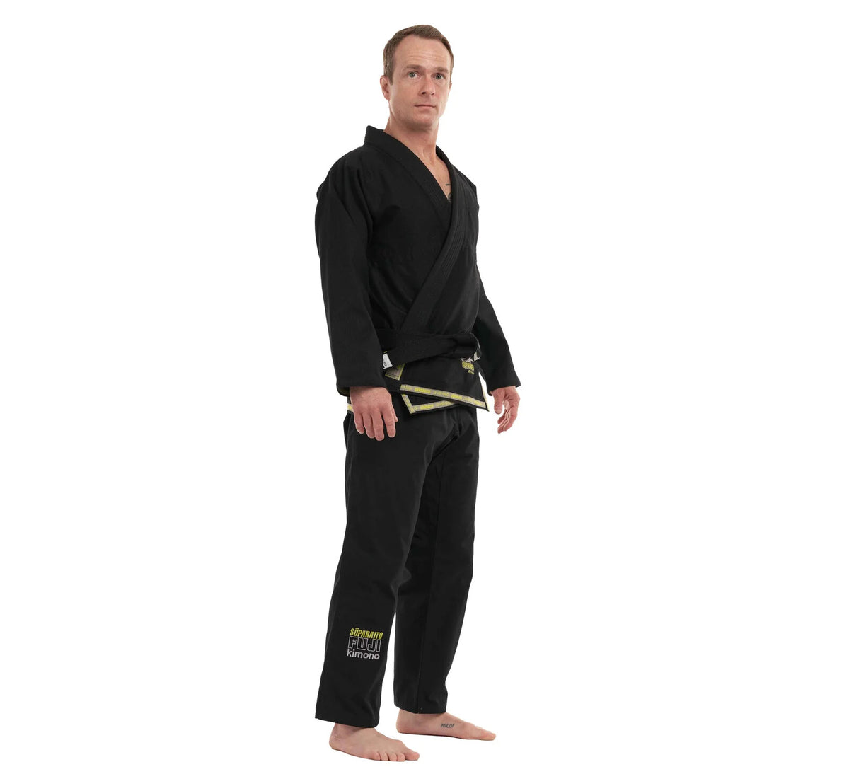 Lightweight Brazilian Jiu-Jitsu Gi for Men - All Sizes, Black and Green