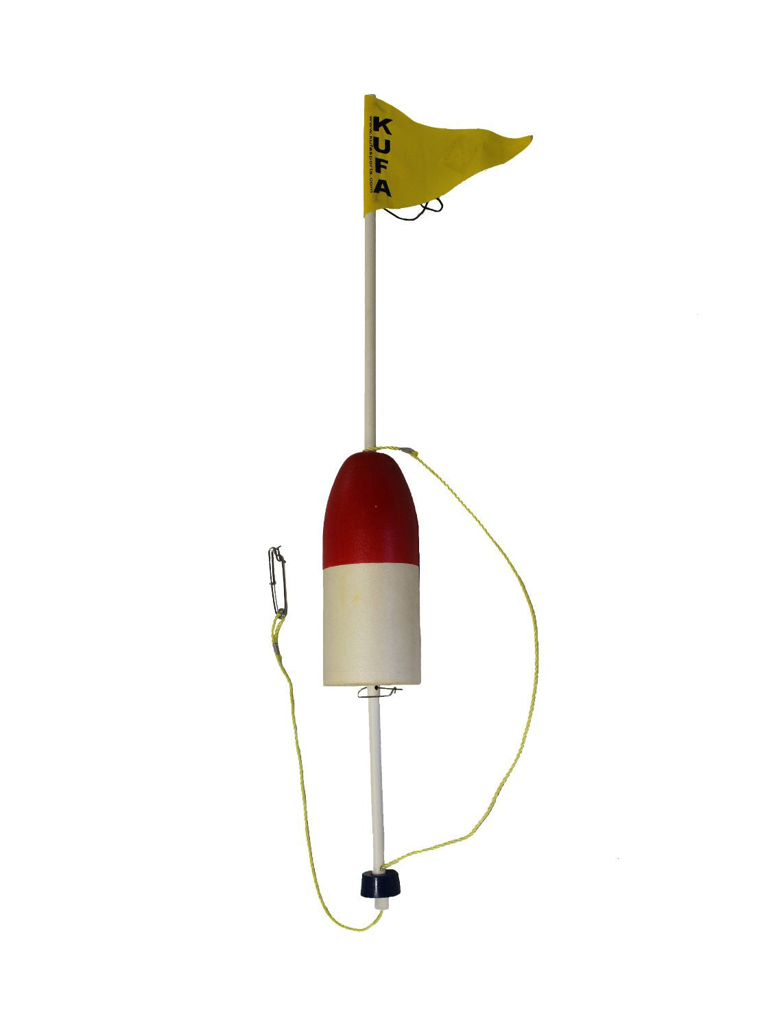 Crab Trap Float Kit with PVC Flag Pole 48-Inch High Visibility Flag