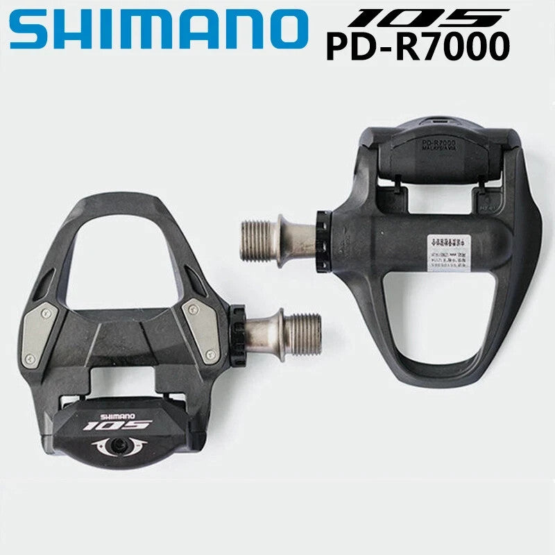 Shimano 105 PD-R7000 Road Bike Clipless Pedals with SH11 Cleats - High Performance