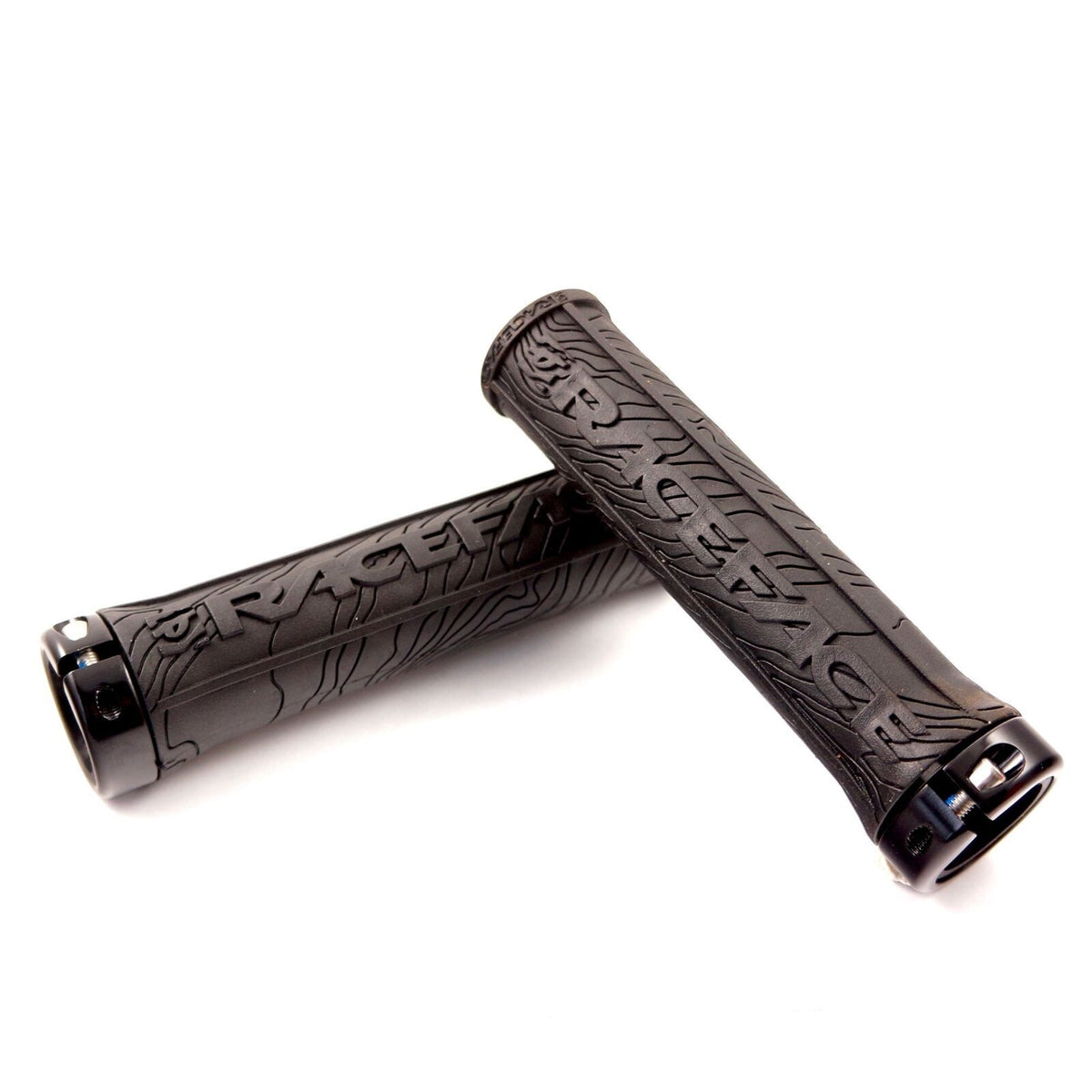 Half Nelson Lock-On Handlebar Grips for MTB XC Downhill Orange & Black