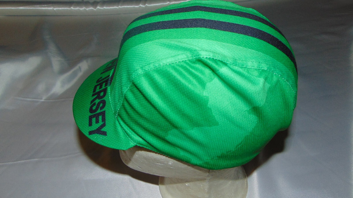 Cycling Cap for Pista Fixed Gear Biking - Jersey NJ Sublimated UV Protection