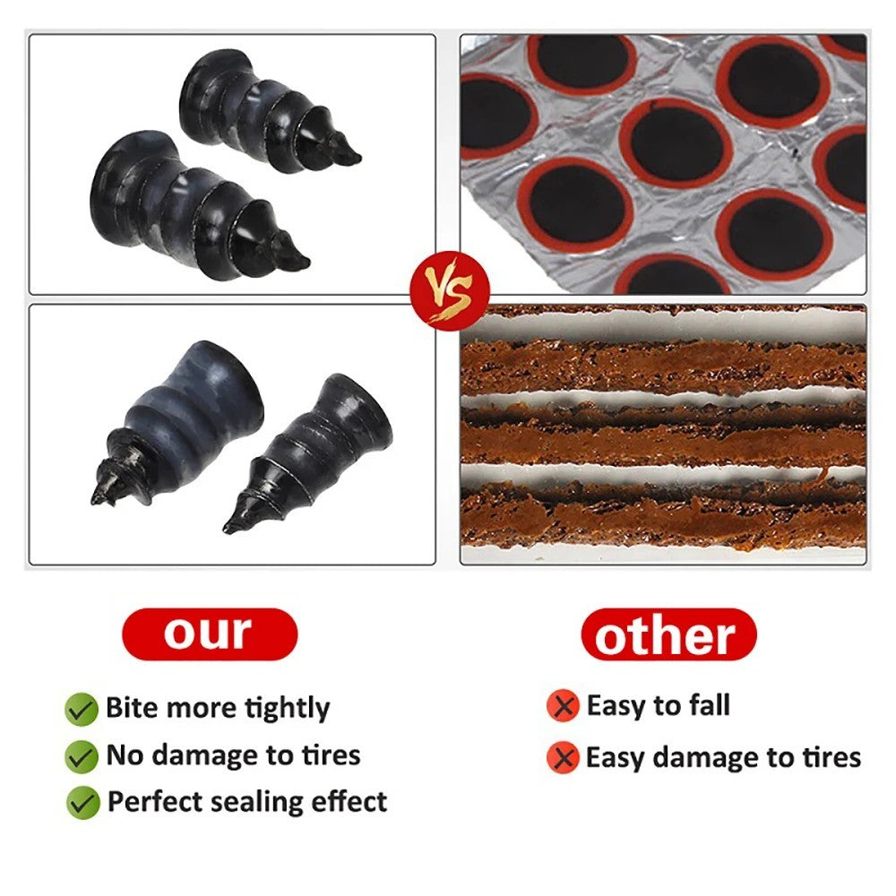 Universal Tire Repair Nails Set for Car Motorcycle Truck Off-Road Puncture Fix