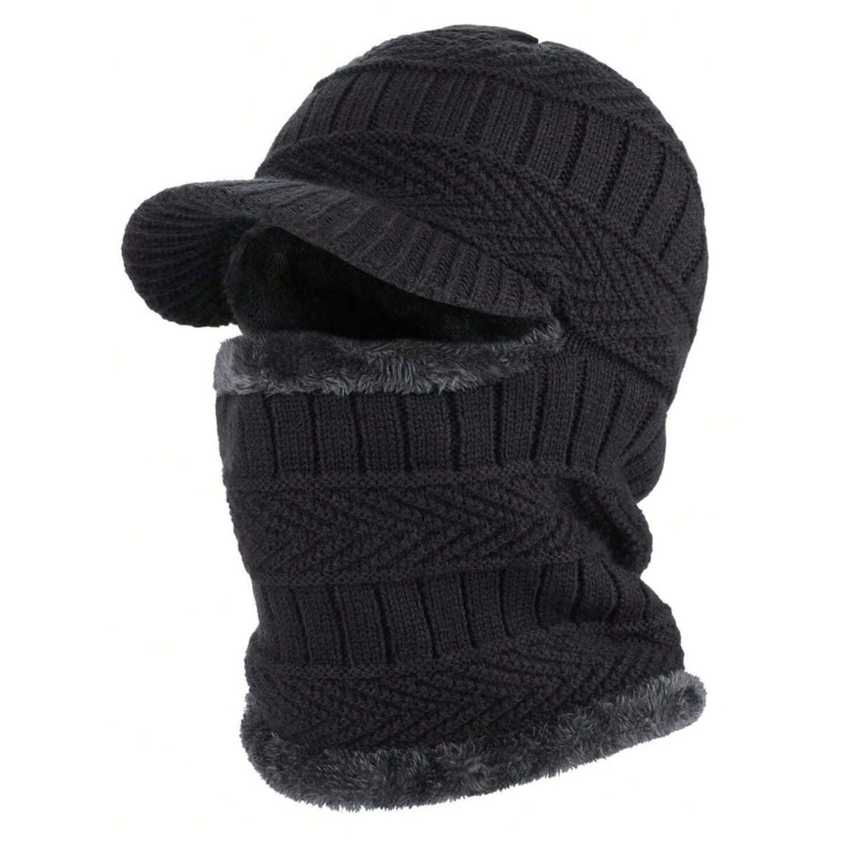 Winter Balaclava Beanie Hat Full Face Mask Windproof Fleece Hood - Warm Cap