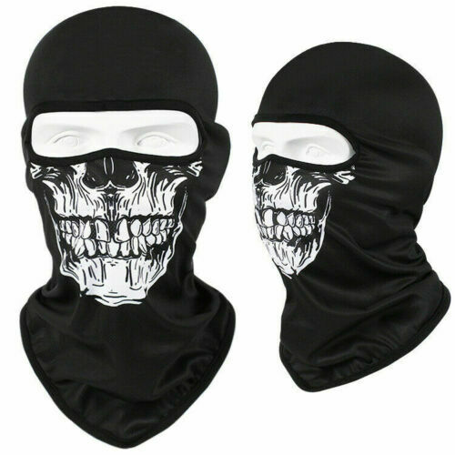 Unisex Skull Ski Mask Balaclava Ghost Bandana Full Face Mask for Outdoor Activities