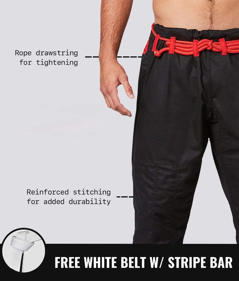Kids Brazilian Jiu Jitsu Gi Uniform with Free Belt - Martial Sports Essential