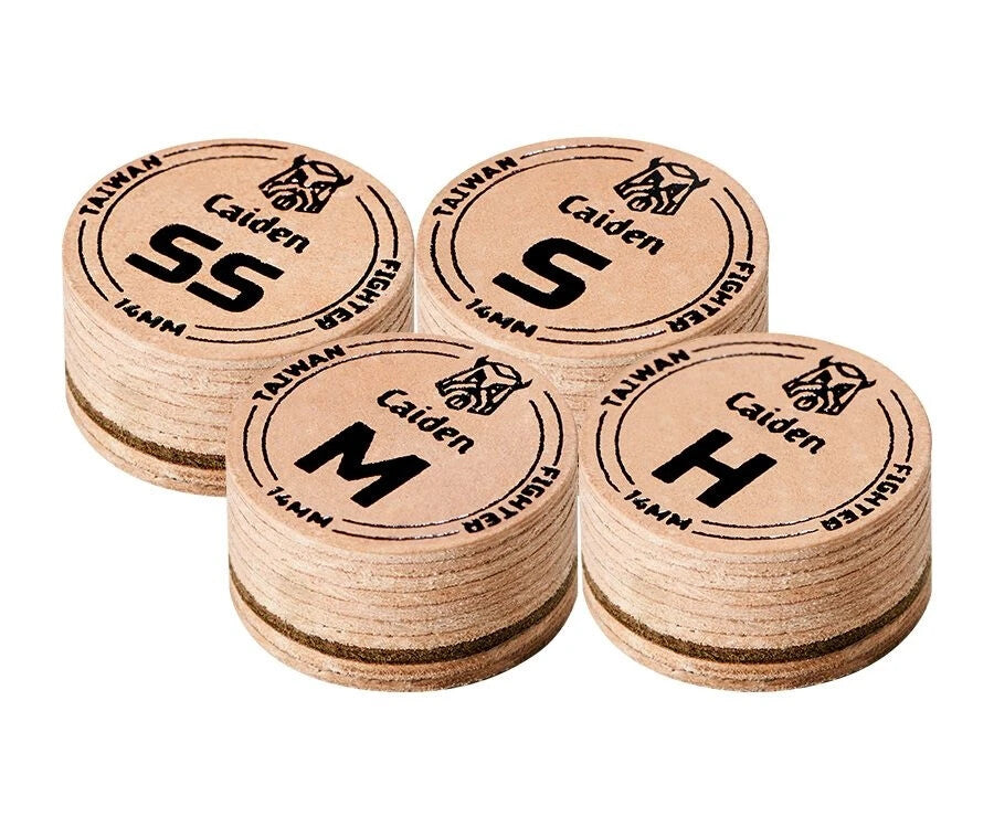 Caiden Fighter Medium Tip 10-Layer Leather Billiard Cue Tip