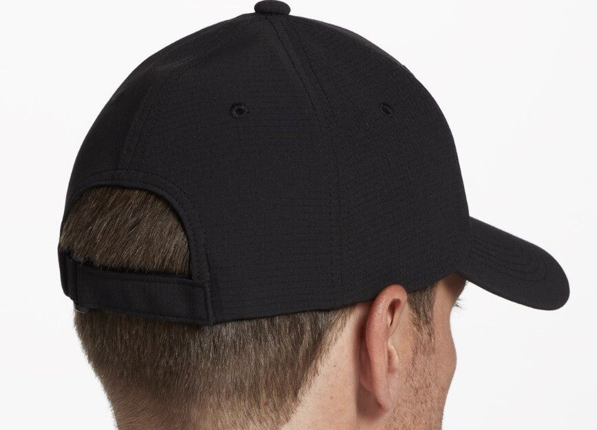 Golf Hat Men’s 3D Logo Cap - Adjustable One Size Black