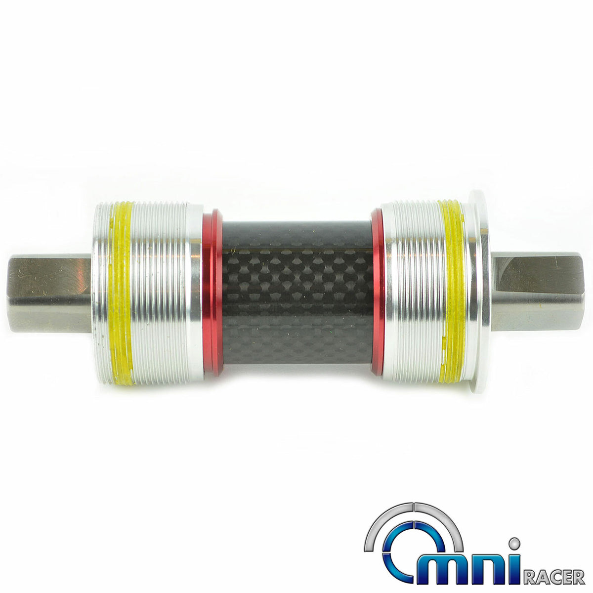 Lightweight Steel Square Taper Bicycle Bottom Bracket 70x115.5mm - Fits Campagnolo