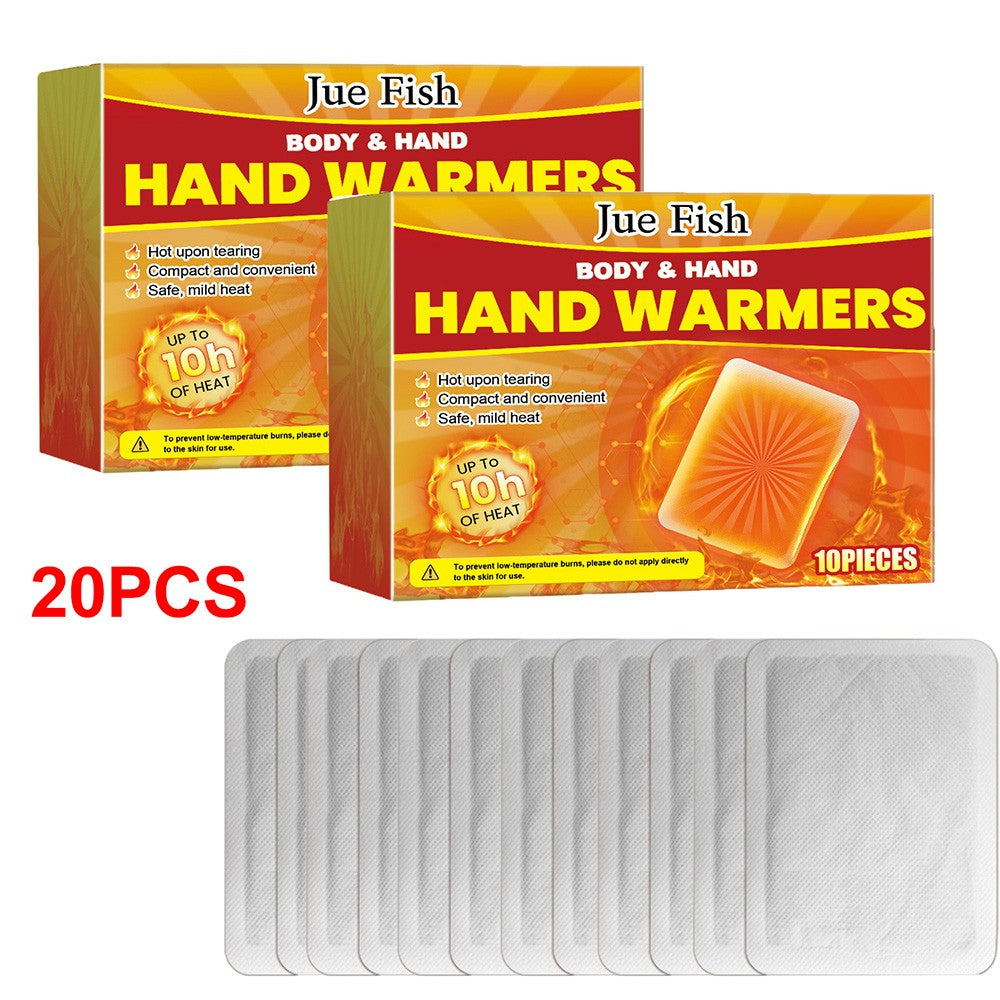 Natural Odorless Hand Warmers Pack - Safe Pocket Heat for Outdoor Activities