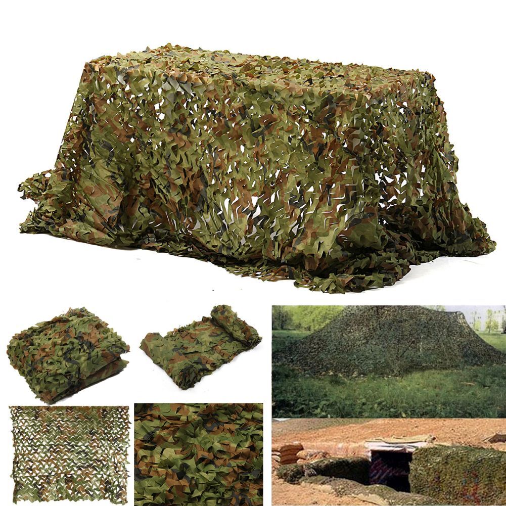 13x20Ft Camouflage Netting Military Camo Sunshade Mesh Hunting Car Cover