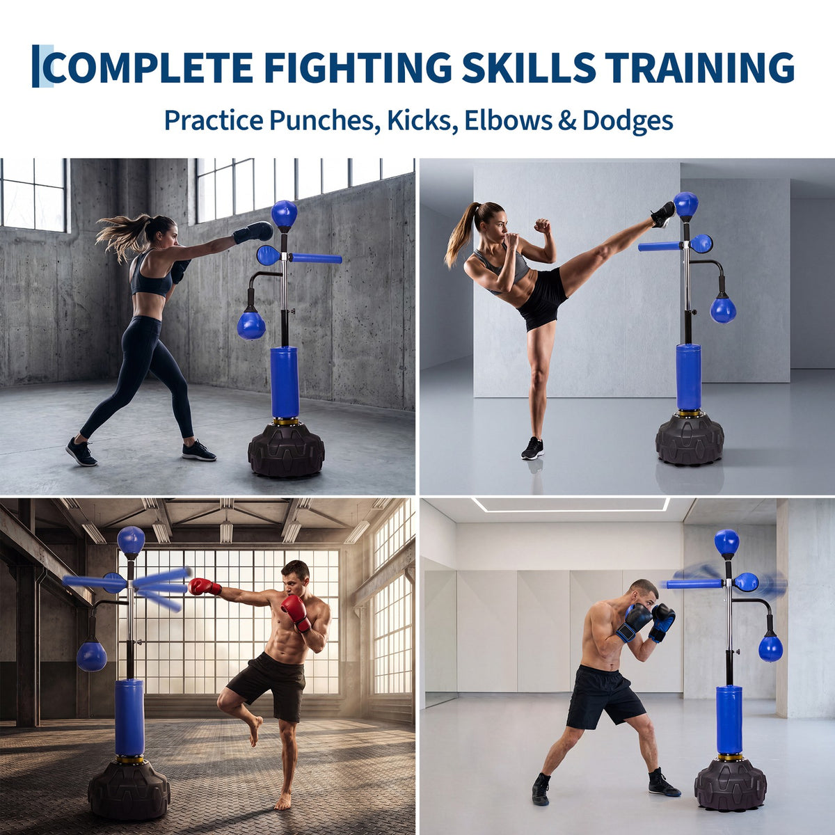 Adjustable Freestanding Punching Bag Stand for Boxing & MMA Training