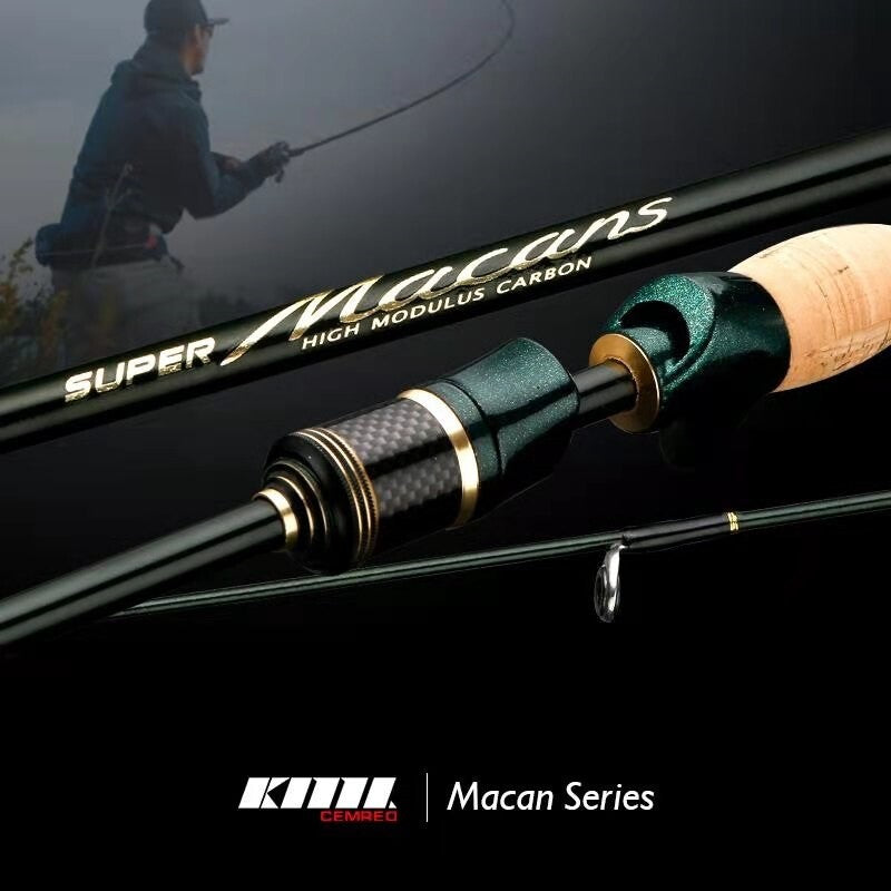 Ultralight Carbon Fishing Rods - Spinning & Casting, Travel Lengths 6-8 ft