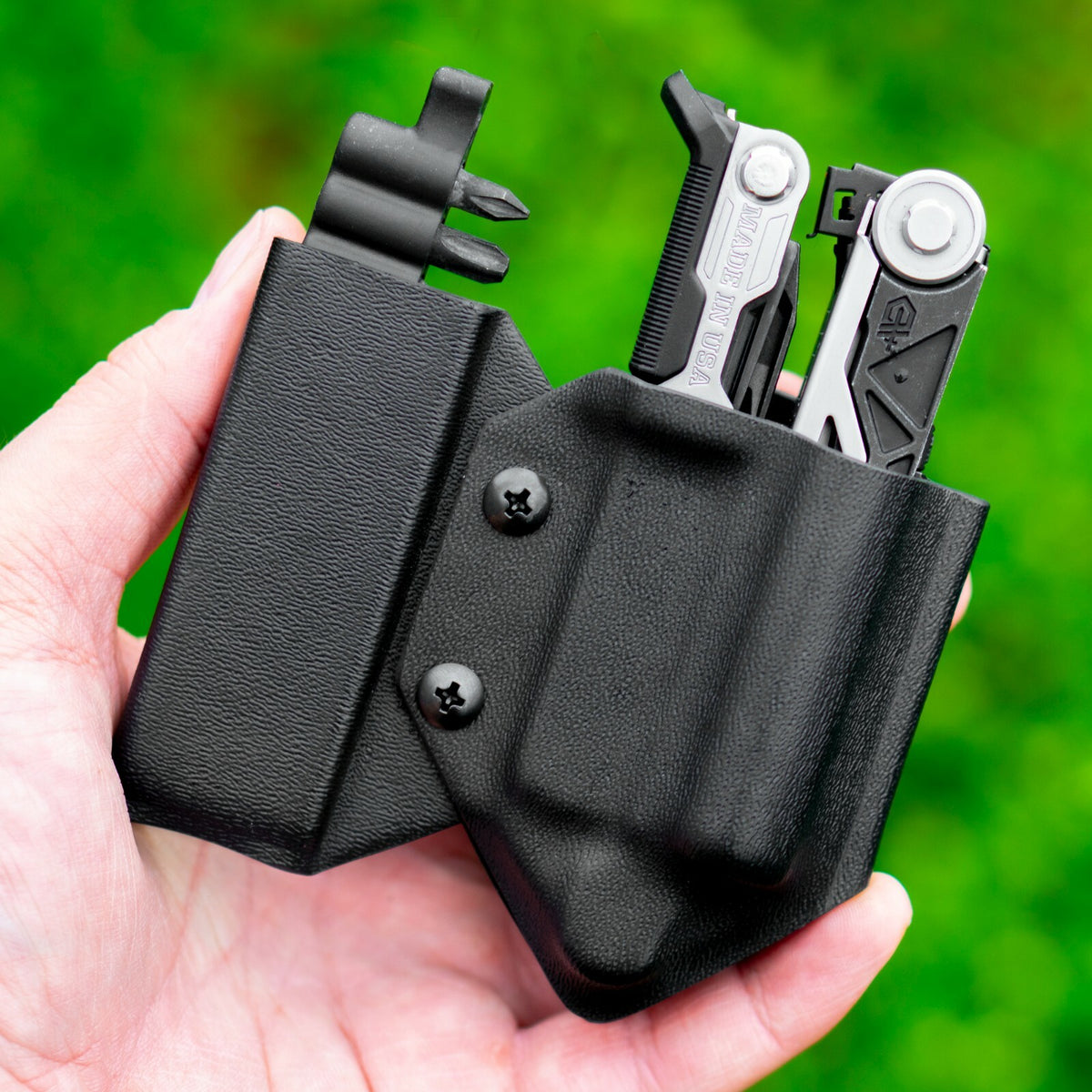Kydex Multitool Sheath for Gerber CENTER-DRIVE & Bit Sidecar - Custom Fit, Made in USA