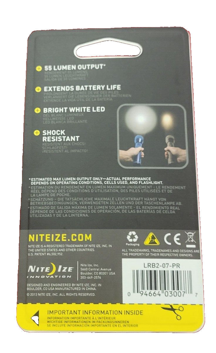 LED Bulb Upgrade for C & D Cell Flashlights - Up to 6 Cell Bayonet Base