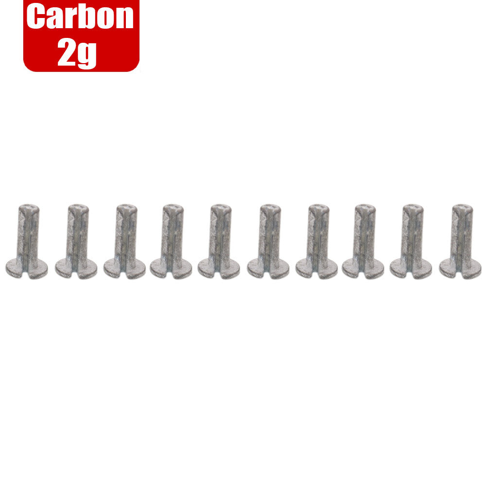 Golf Lead Tip Plug Weights for Graphite Shafts - Multiple Sizes, Pack of 10
