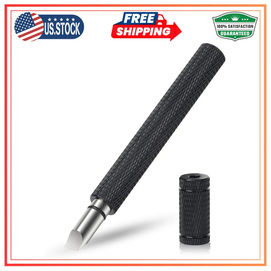 Golf Club Groove Sharpener Tool for U and V Grooves - Durable Metal Cleaner