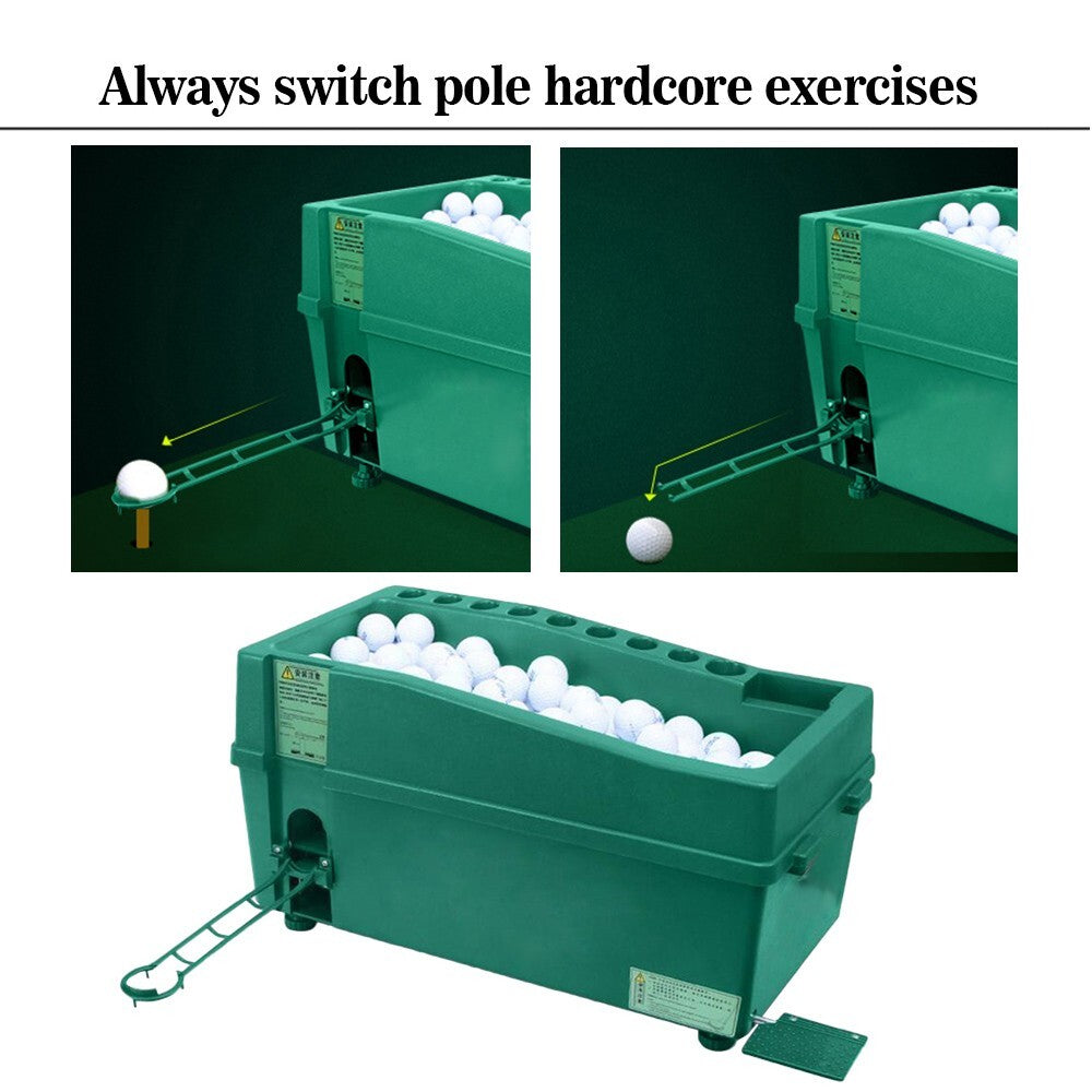 Golf Ball Dispenser Automatic Golf Training Machine No Power Green