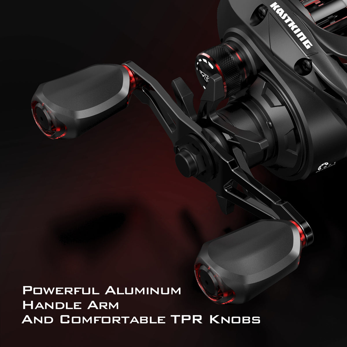 Baitcasting Fishing Reel 7.2:1 Gear Ratio Lightweight Graphite Frame